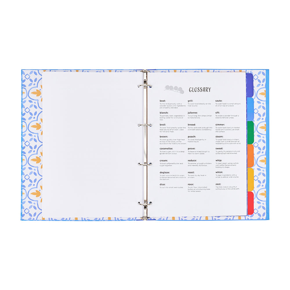 Annabel Trends Recipe Binder Taste of Sicily