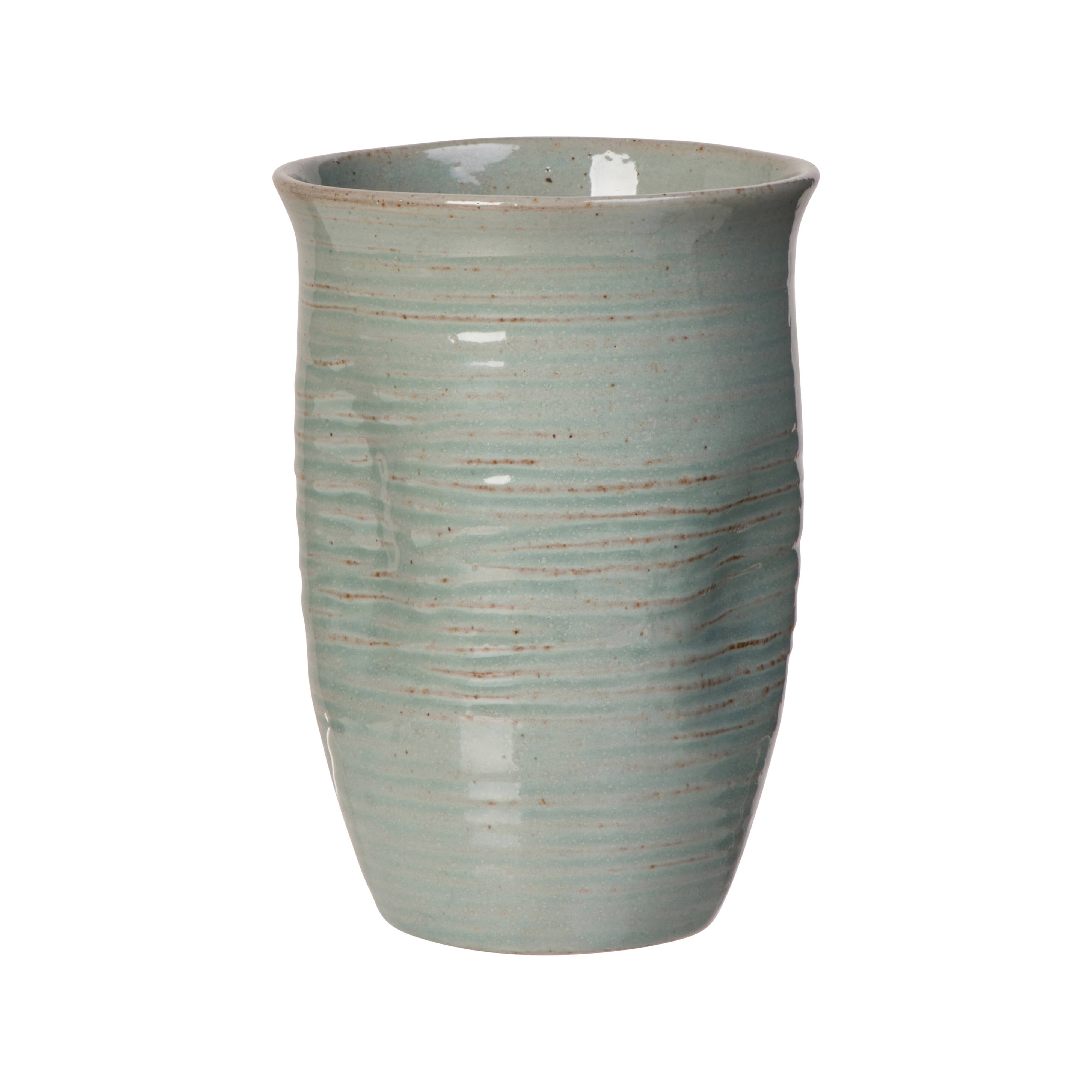 Leaf & Bean Latte Cup Blue