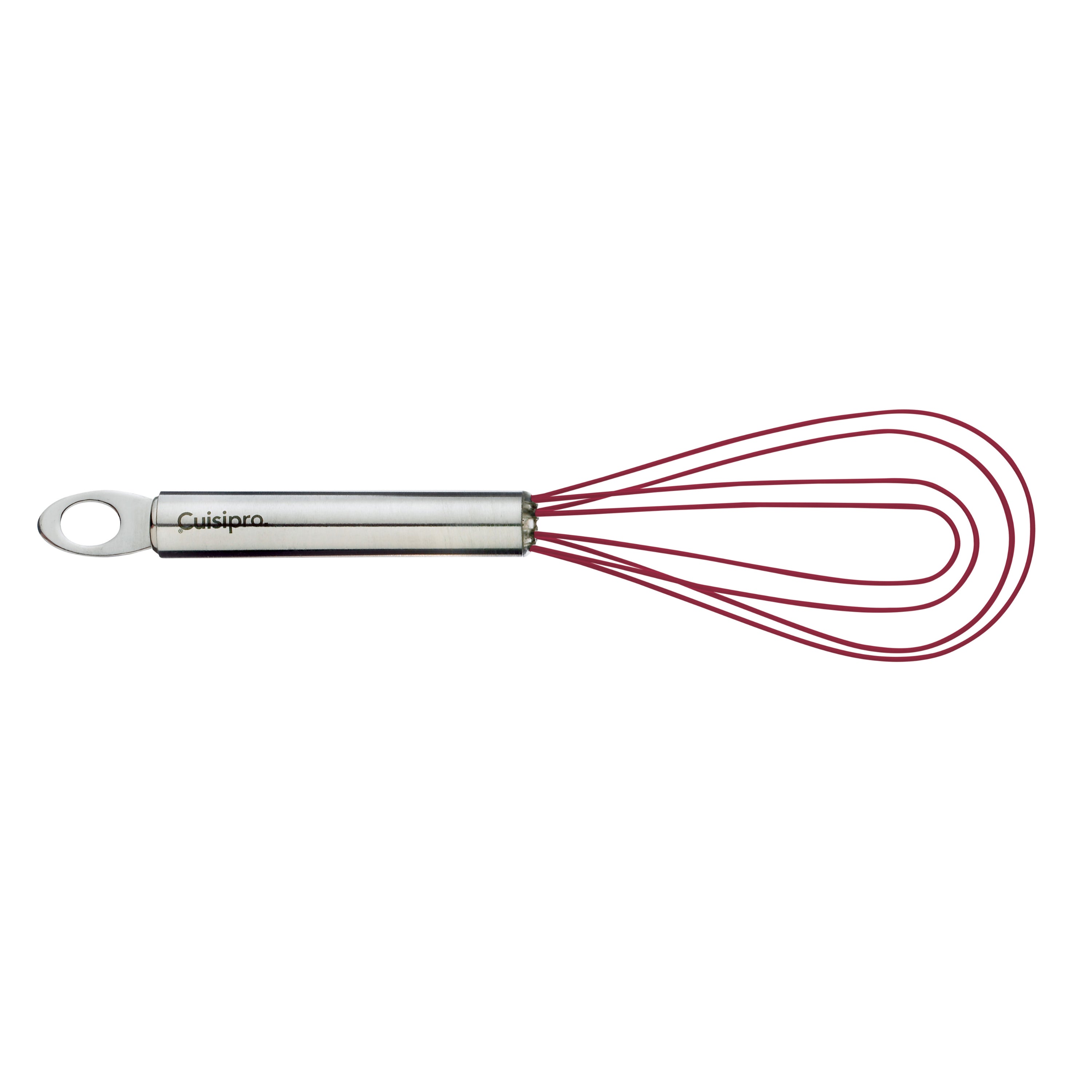 Cuisipro Silicone Flat Whisk 20cm - Red