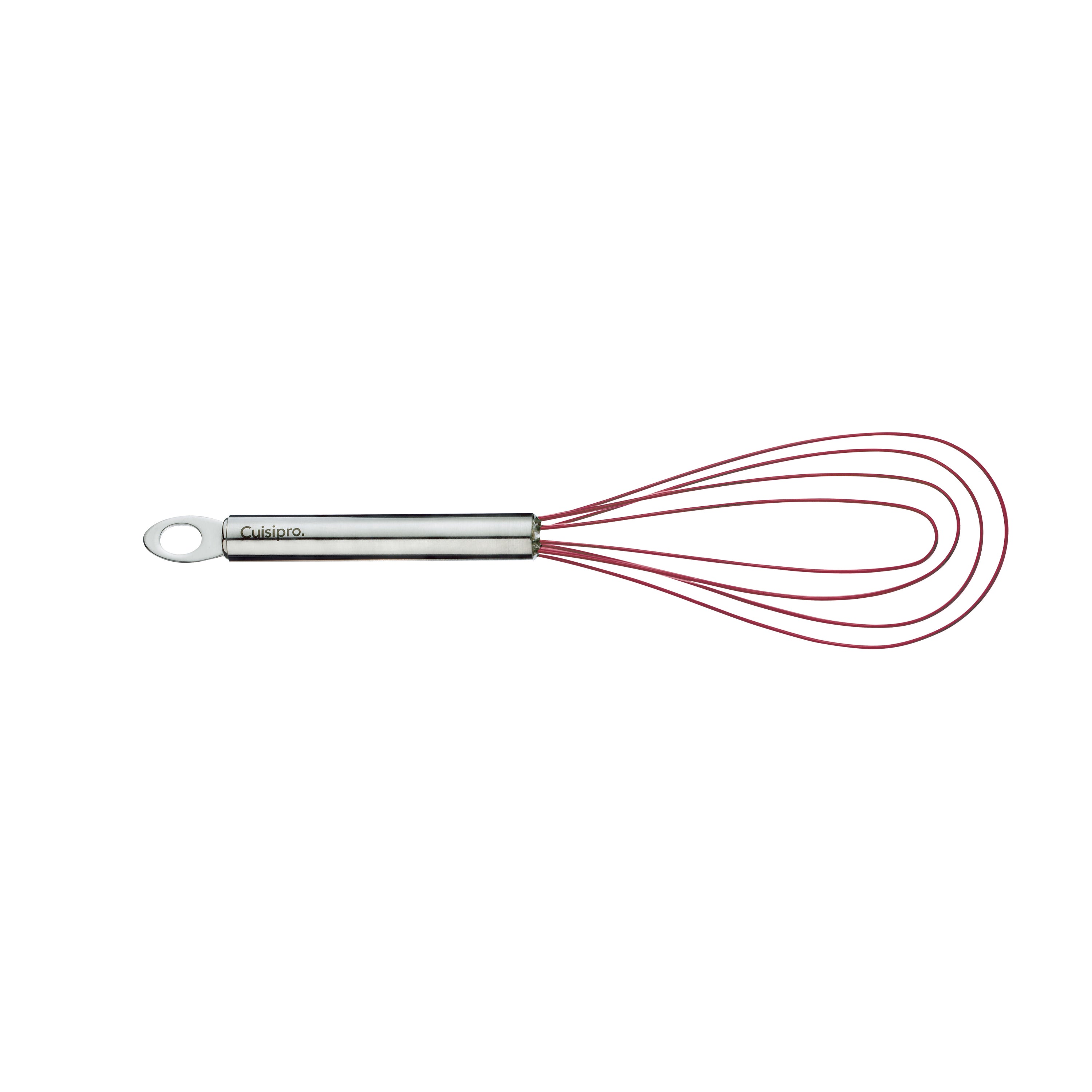 Cuisipro Silicone Flat Whisk 25.4cm - Red