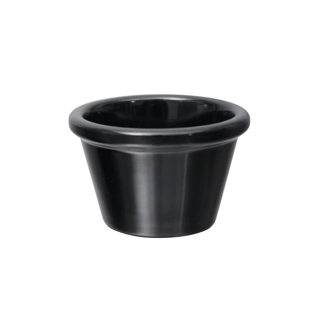 KH Classik Chef Ramekin 50ml Black 63mm Diameter Melamine