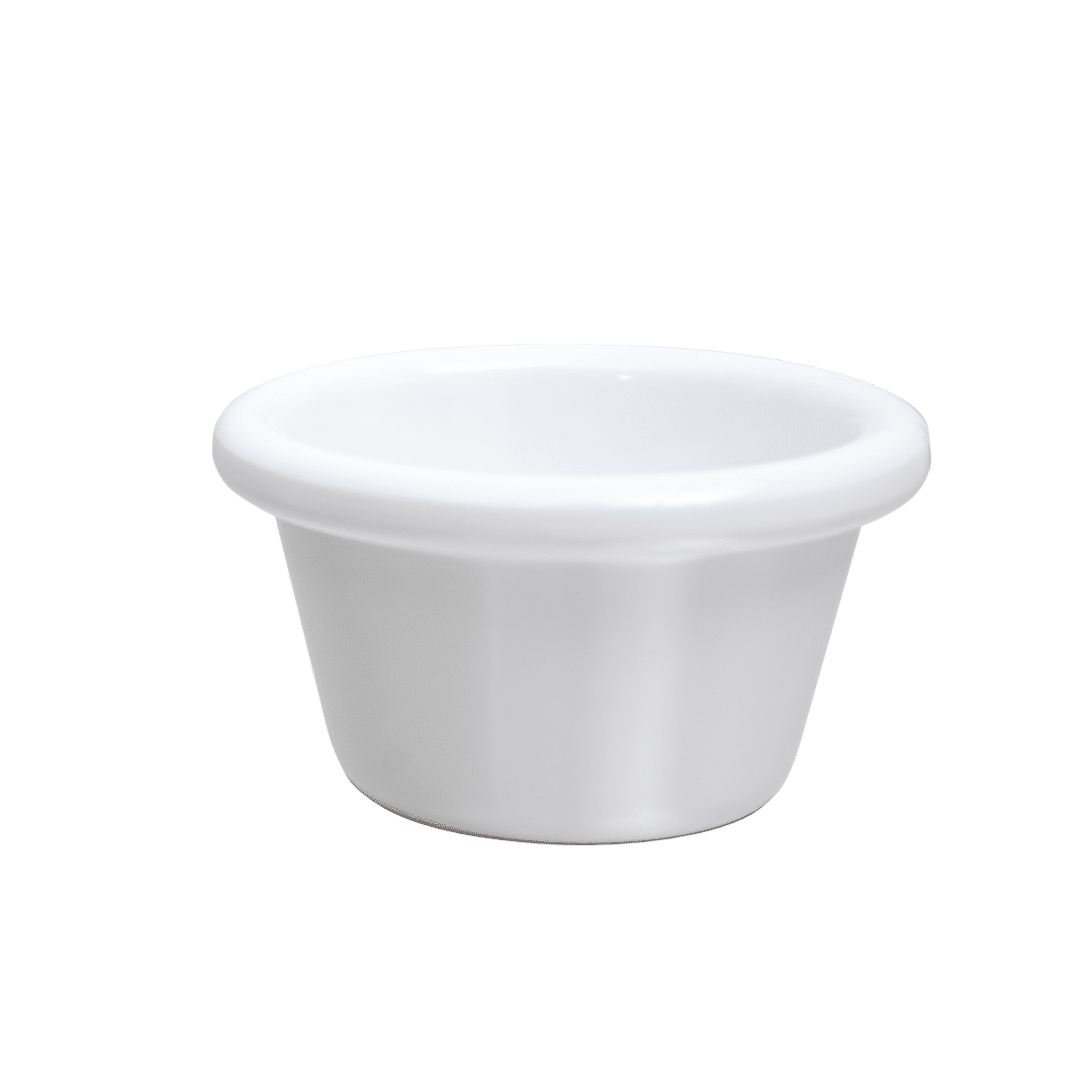 KH Classik Chef Ramekin 50ml White 63mm Diameter Melamine