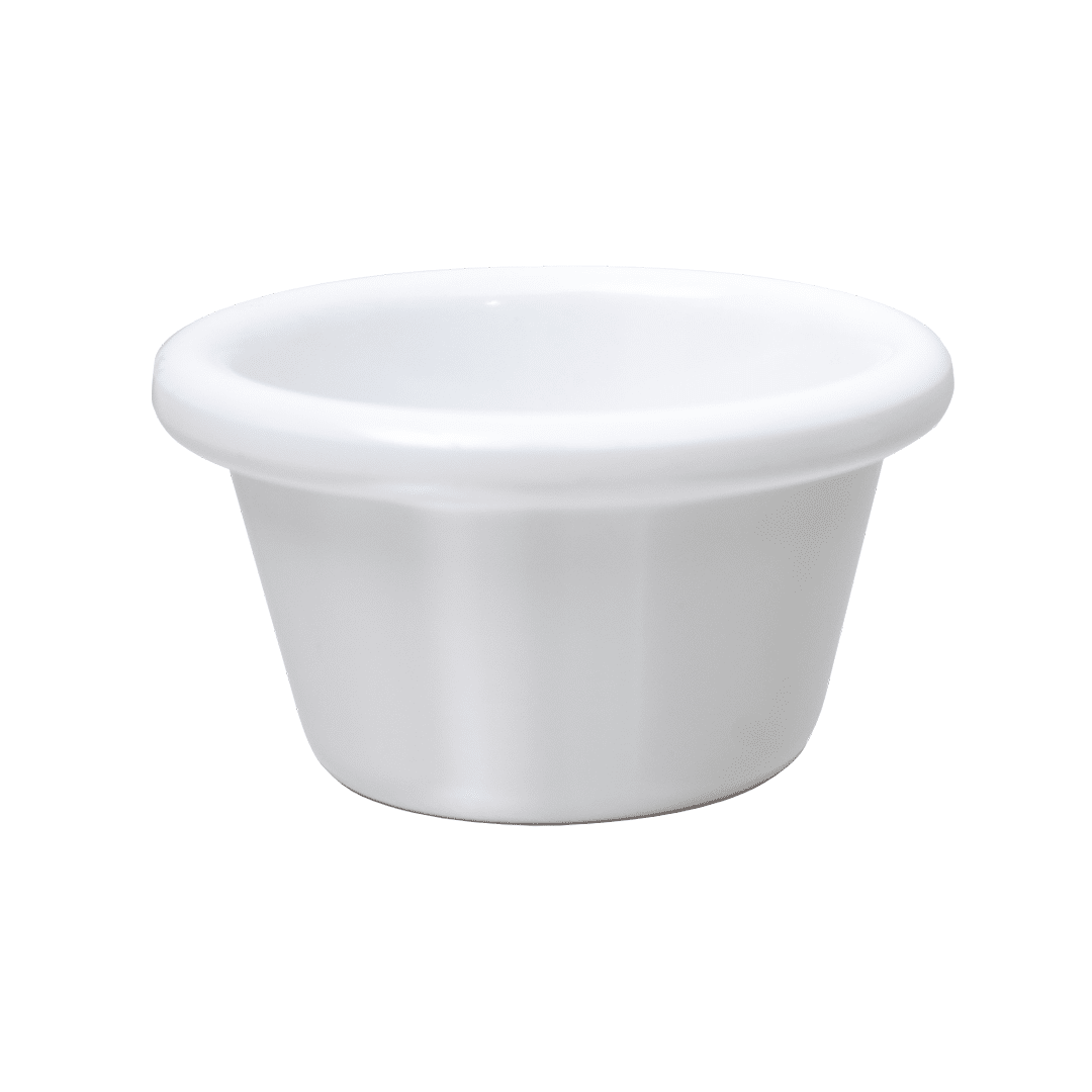 KH Classik Chef Ramekin 80ml White 78mm Diameter Melamine