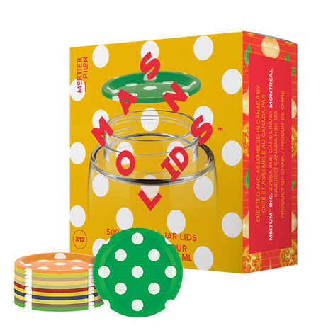 Mortier Pilon Mason Jar Lids - 12 Pack