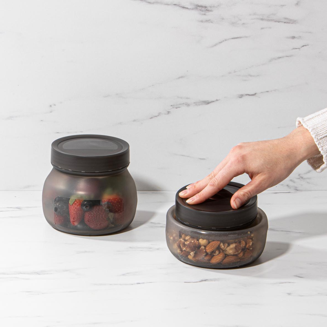 Eco Ladelle Eco Flexi Charcoal 2pk Medium Jar