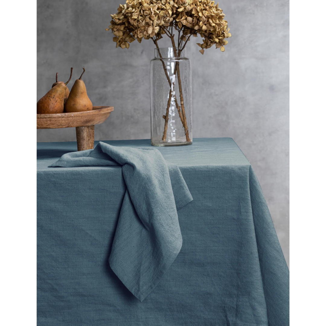 Ladelle Lina Dusty Blue 4pk Placemat