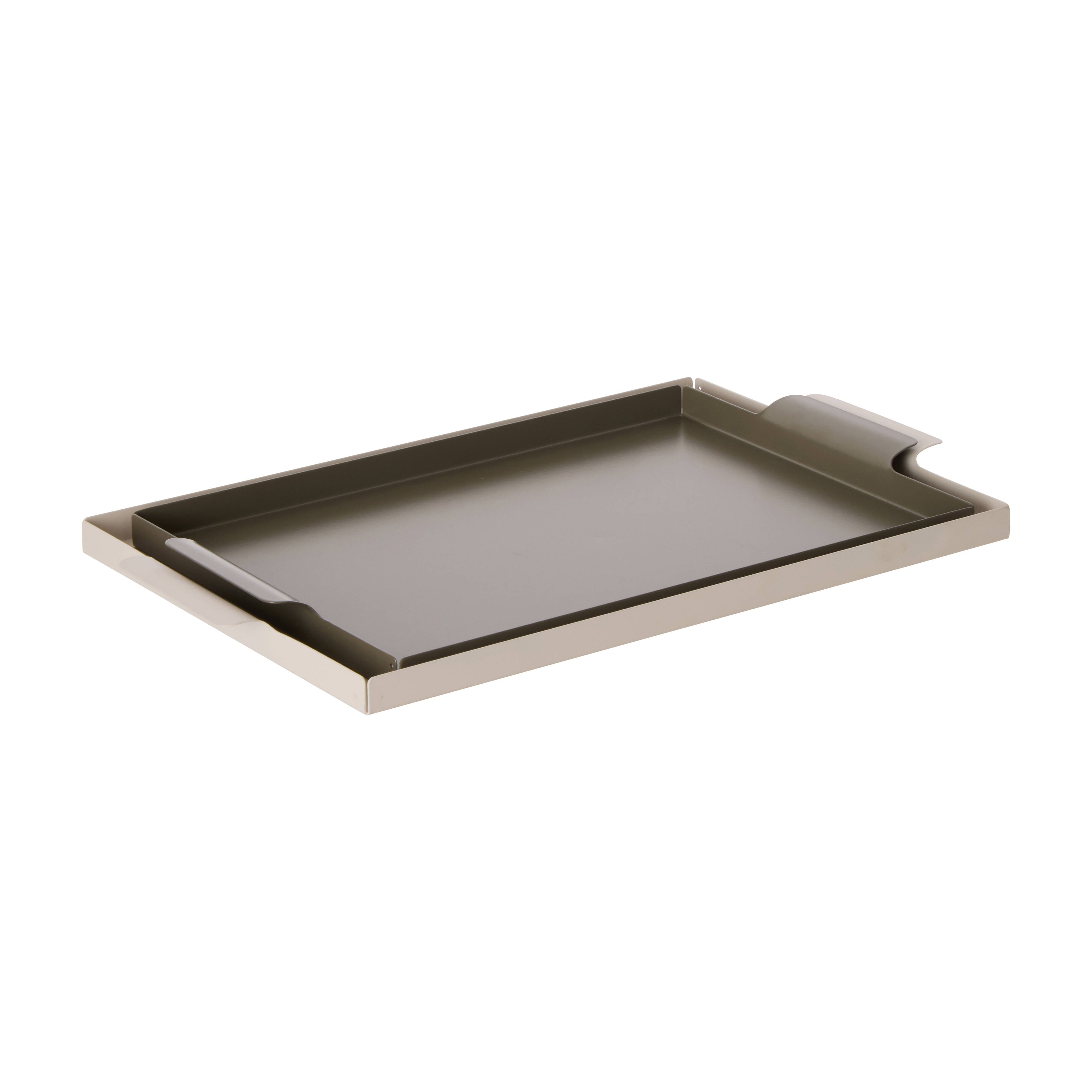 Leaf & Bean Serving Tray Green