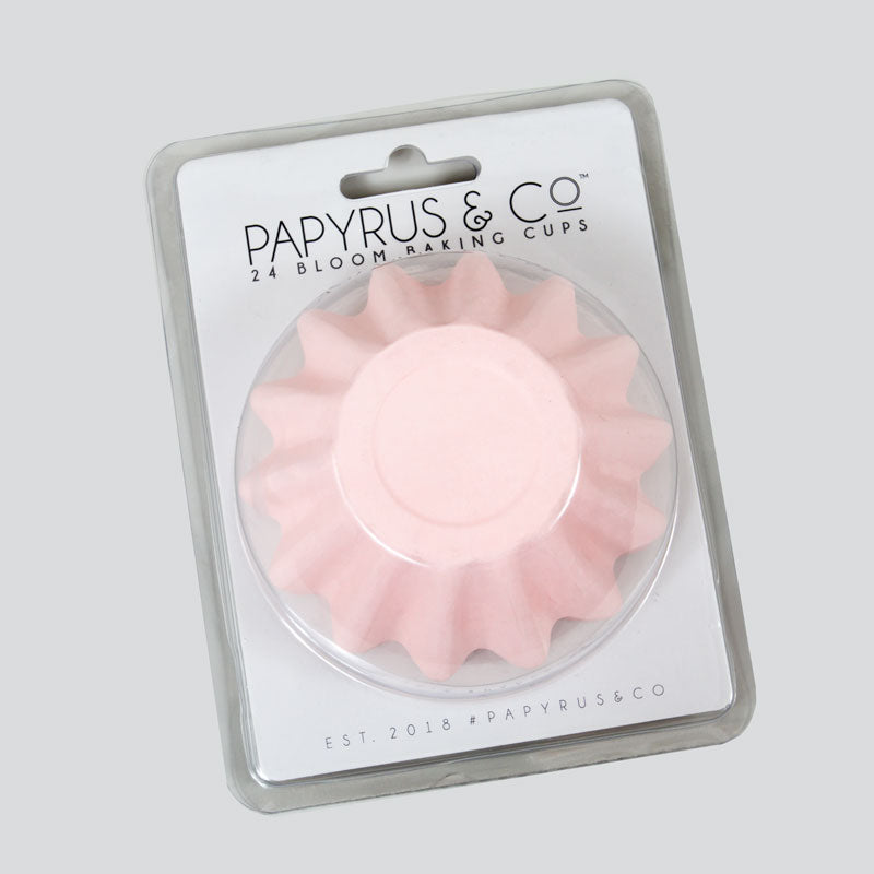 Papyrus Bloom Baking Cups Pastel Pink 24 Pack