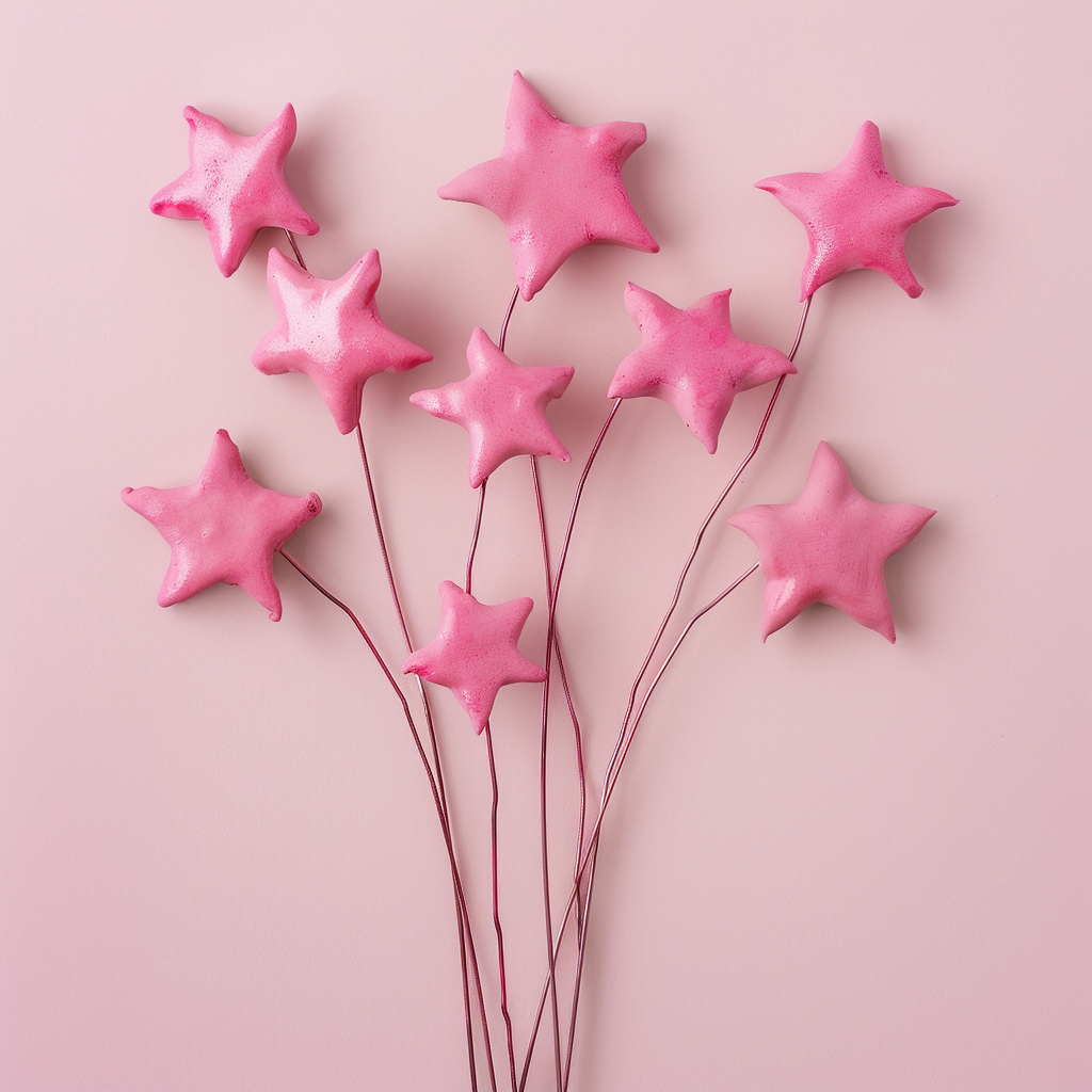 Bake Group Flower Wire 24 Gauge Metallic Pink