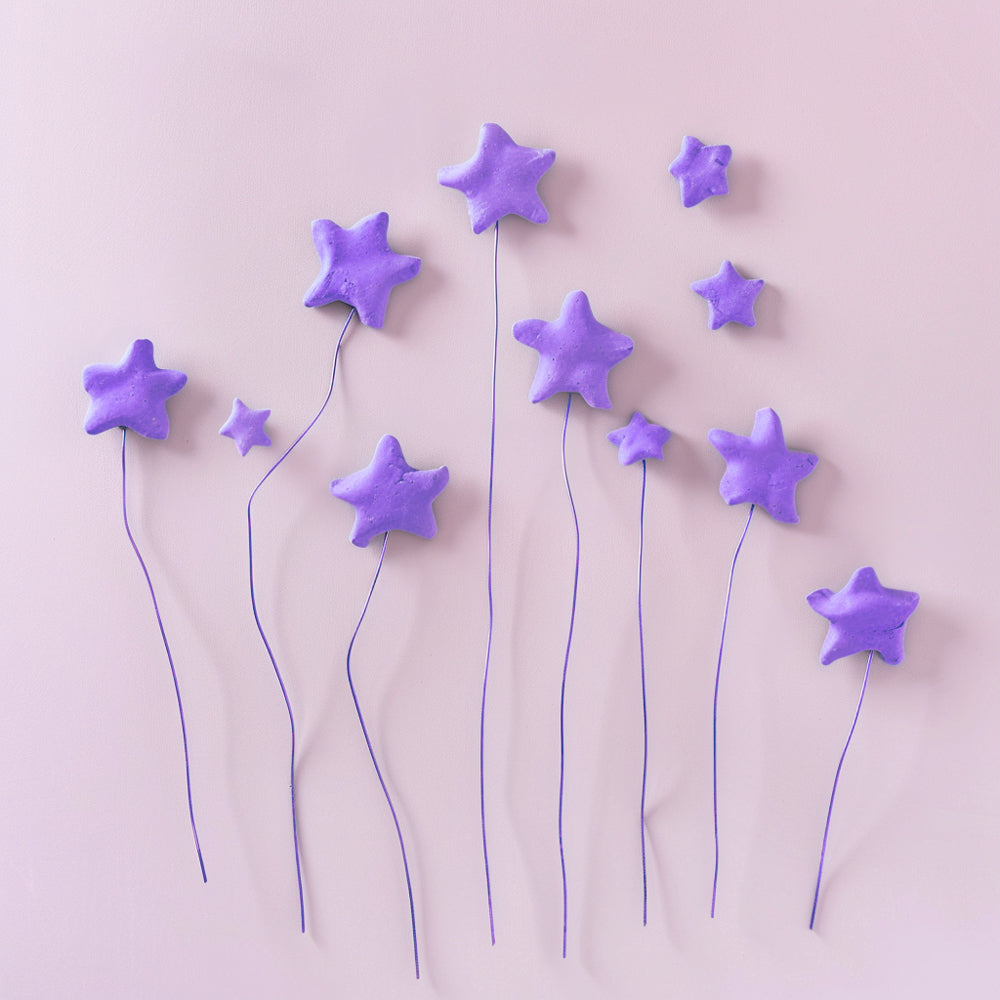 Bake Group Flower Wire 24 Gauge Metallic Purple