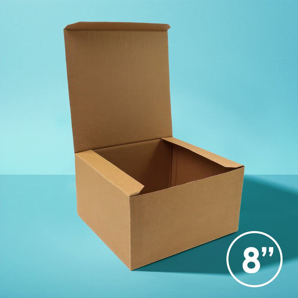 Bake Group Brown 8in Pop Up Cake Box
