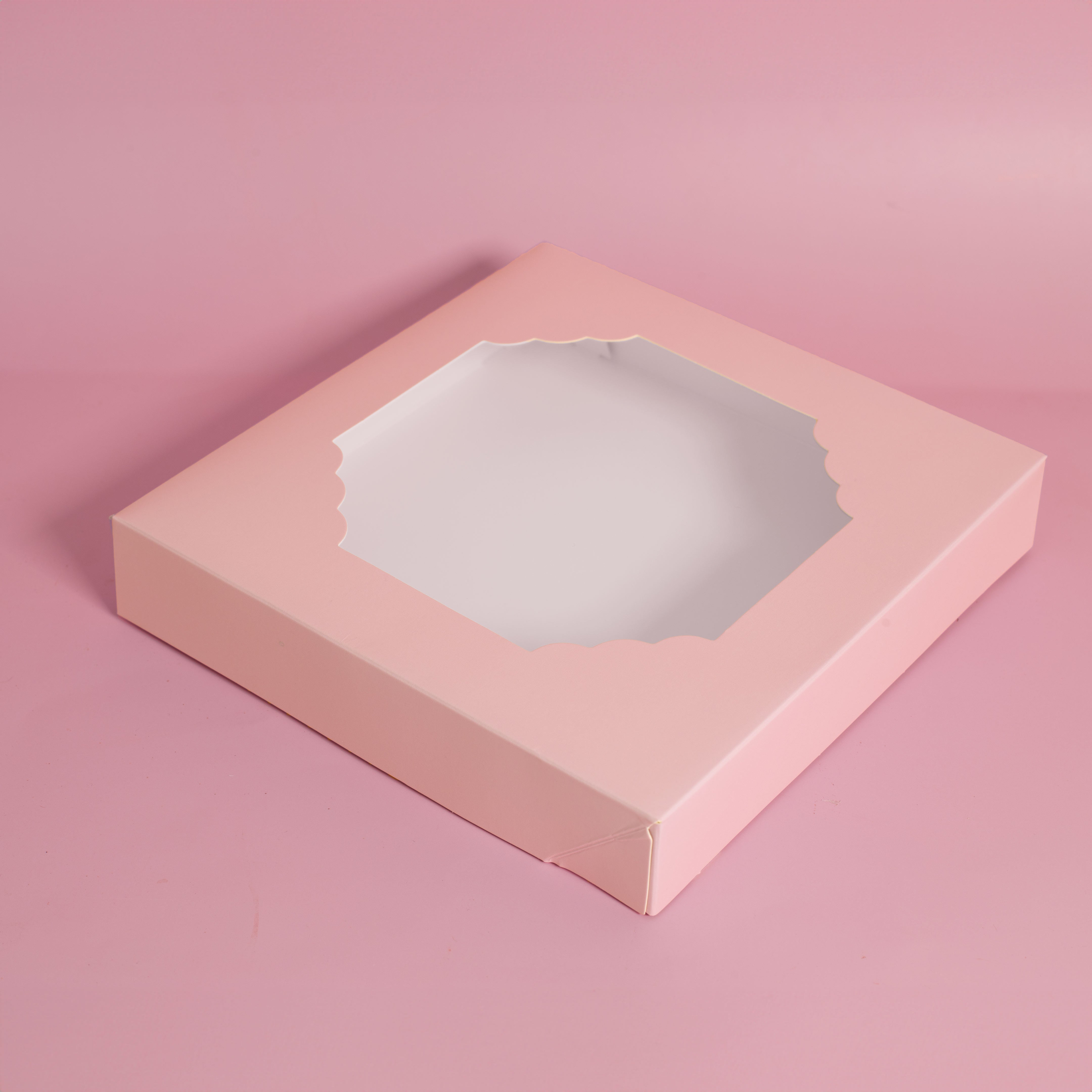 Papyrus Scalloped Large Treat Box Pastel Pink 5 Pack