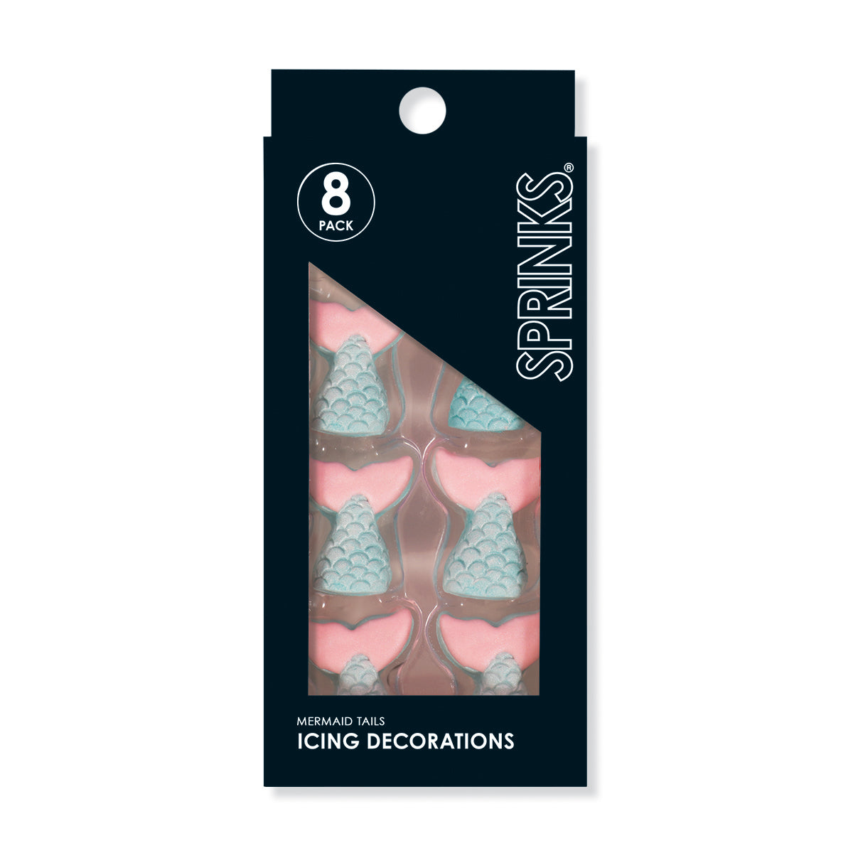 Sprinks Icing Decorations Mermaid Tails 8 Piece