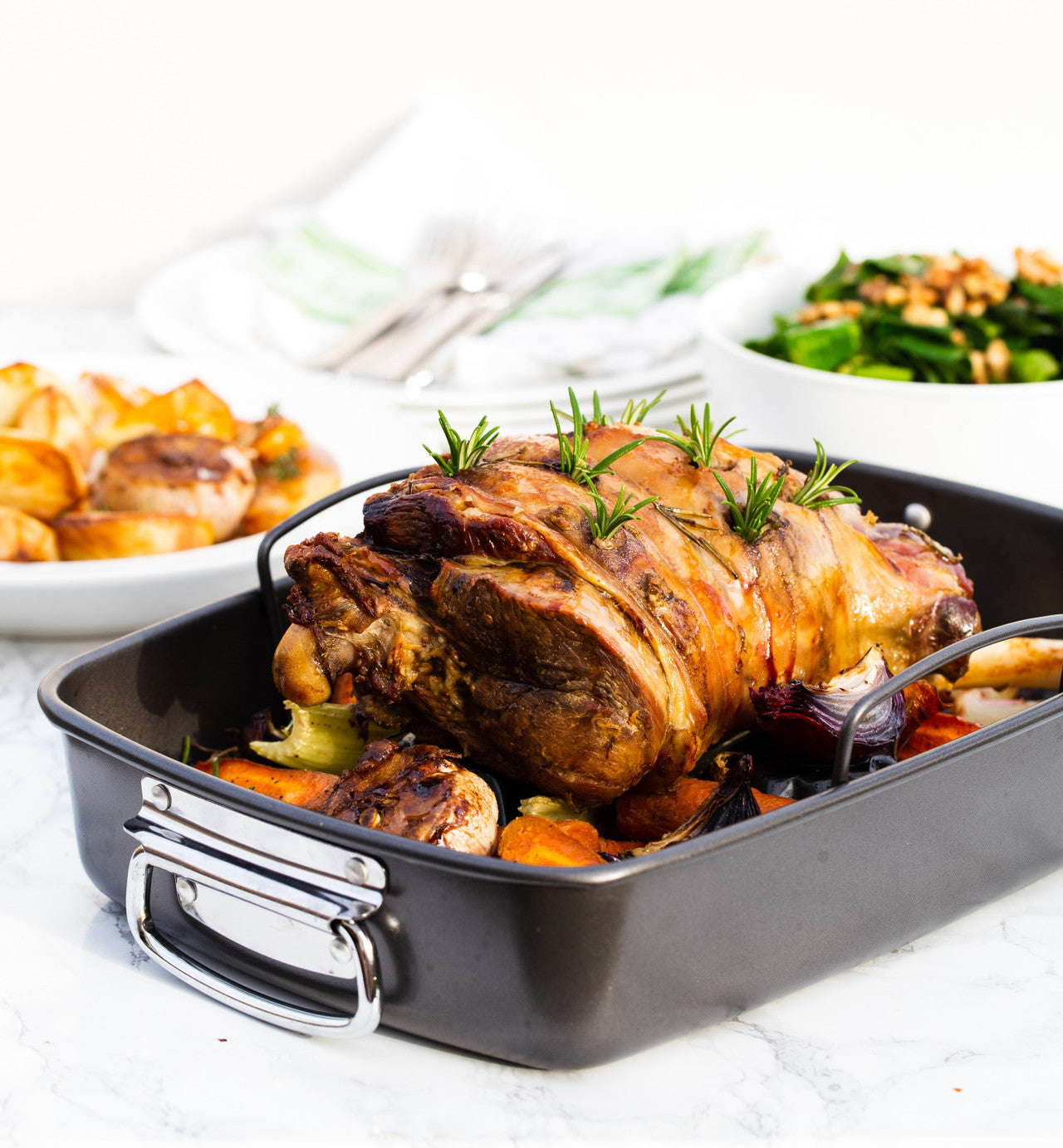 MasterCraft Non Stick Roaster with Rack 40 x 28cm