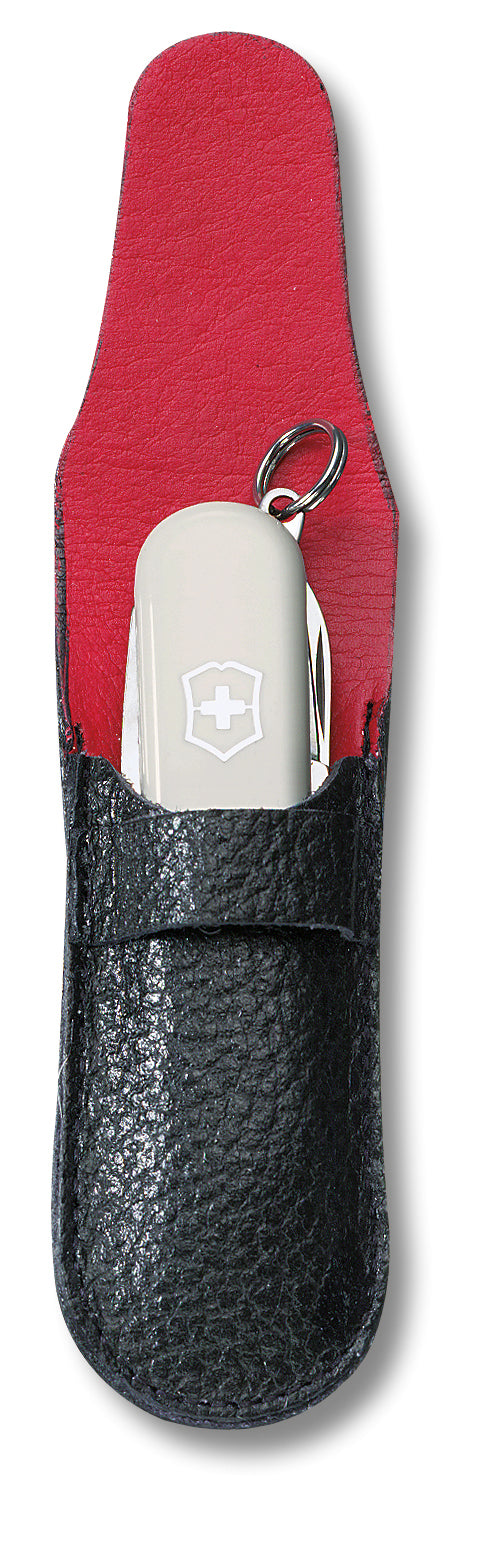Victorinox Swiss Army Knife Black Leather Case