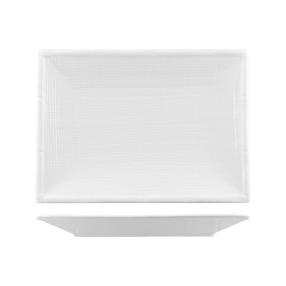 Longfine Classicware Rectangular Plate Bamboo Texture