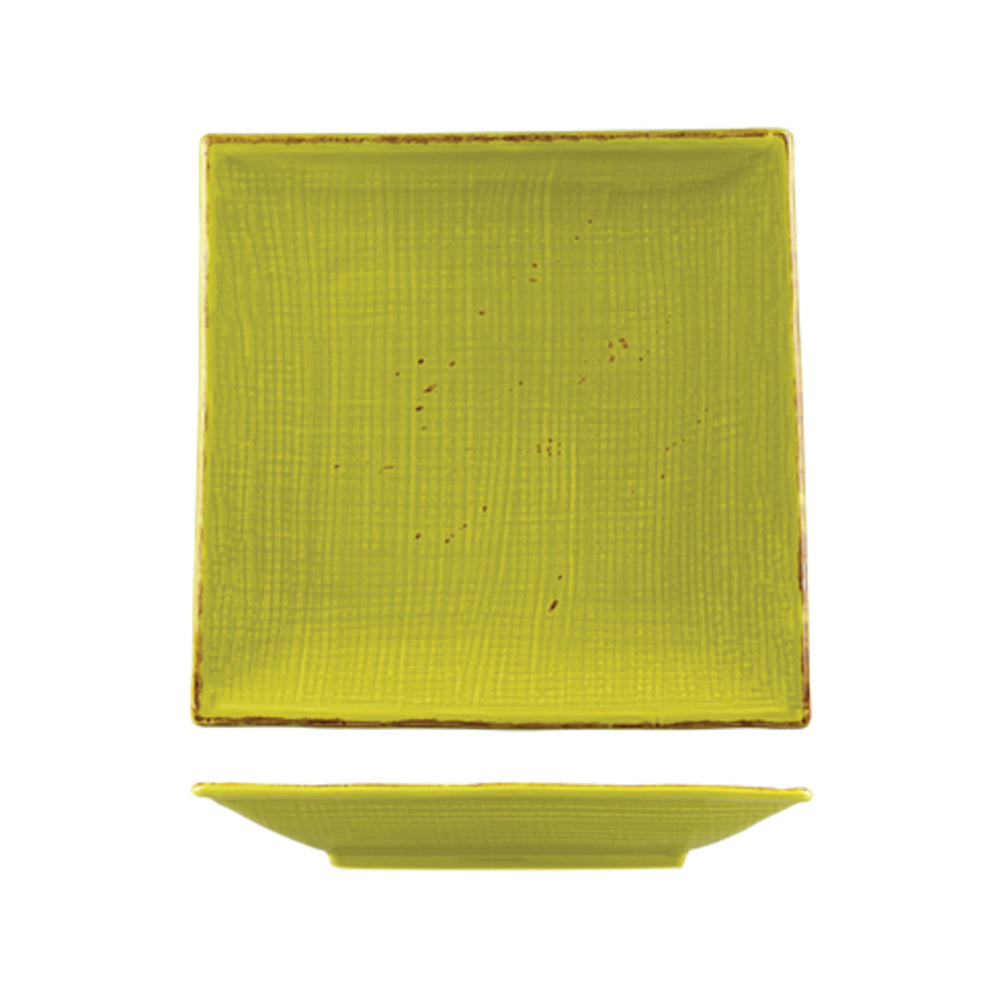 Longfine Classicware Plate Square Bamboo 250x250mm