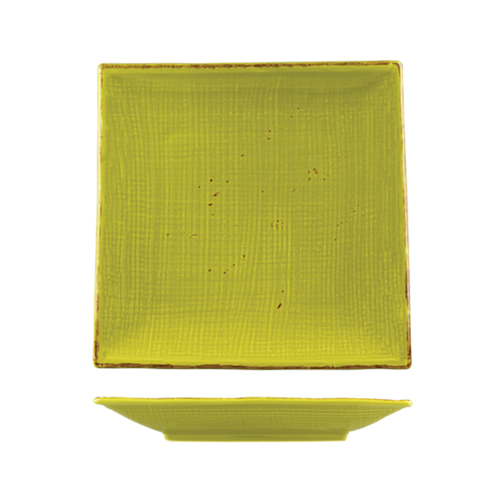 Longfine Classicware Plate Square Bamboo 250x250mm