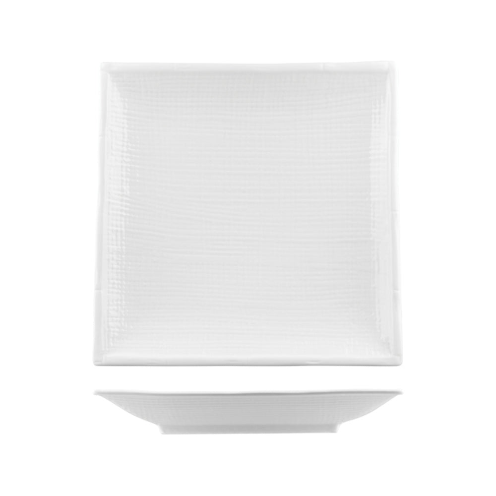Longfine Classicware Plate Square Bamboo 250x250mm