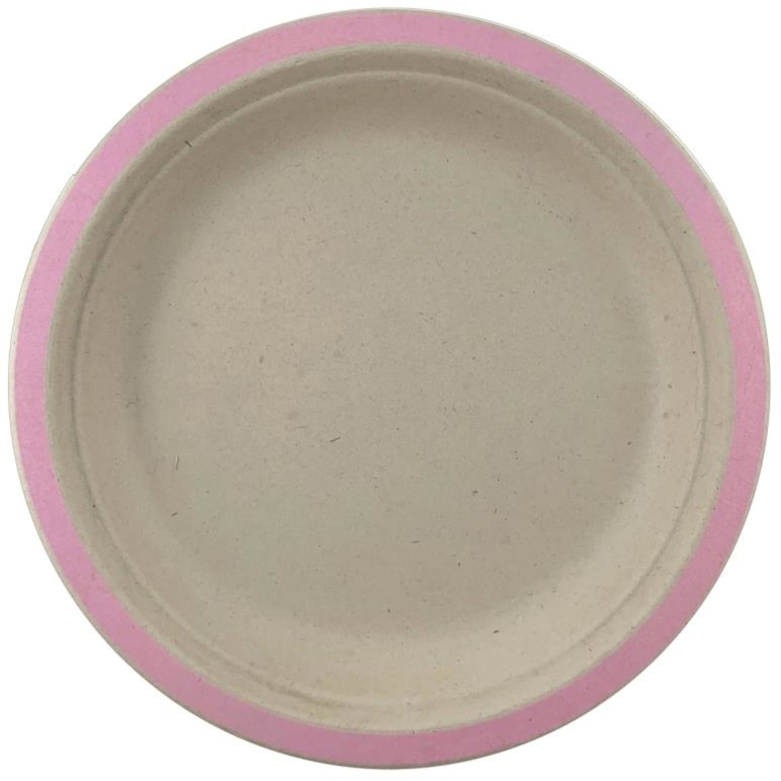 Eco Collection Sugarcane Lunch Plates 180mm Light Pink (10 Pack)