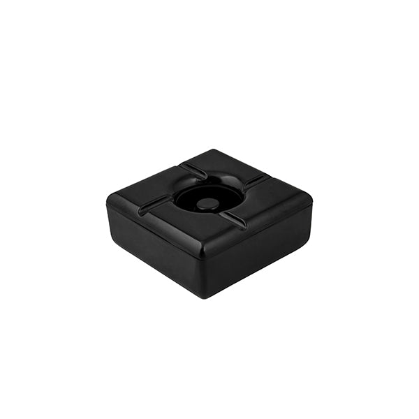 Ryner Ashtray - Windless - Melamine (115x115mm - Black)