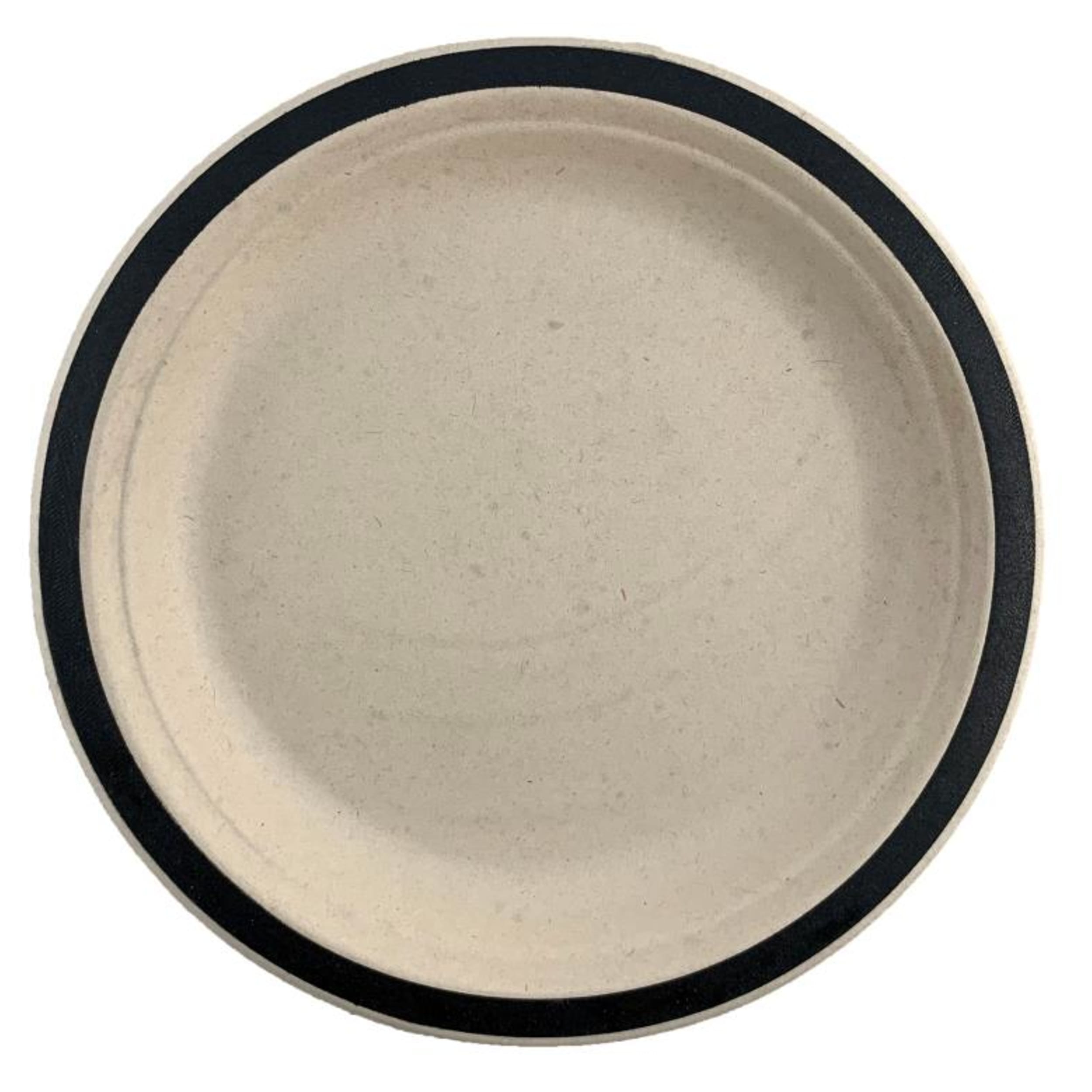 Eco Collection Sugarcane Dinner Plates 230mm Black (10 Pack)