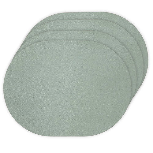 Ladelle Hugo Oval Sage 4pk Placemat
