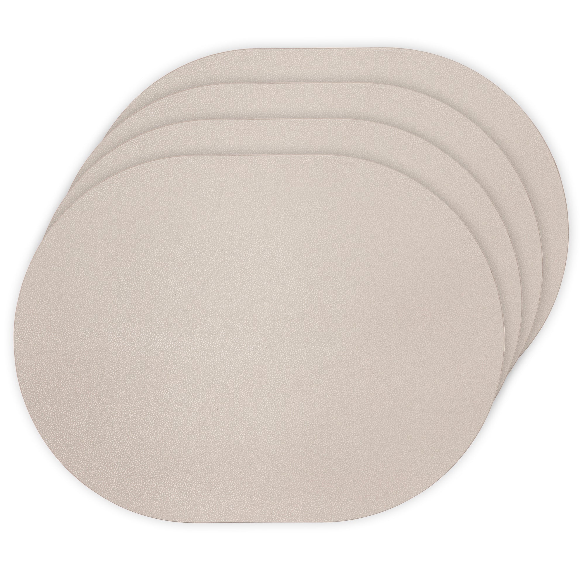 Ladelle Hugo Oval Stone 4pk Placemat
