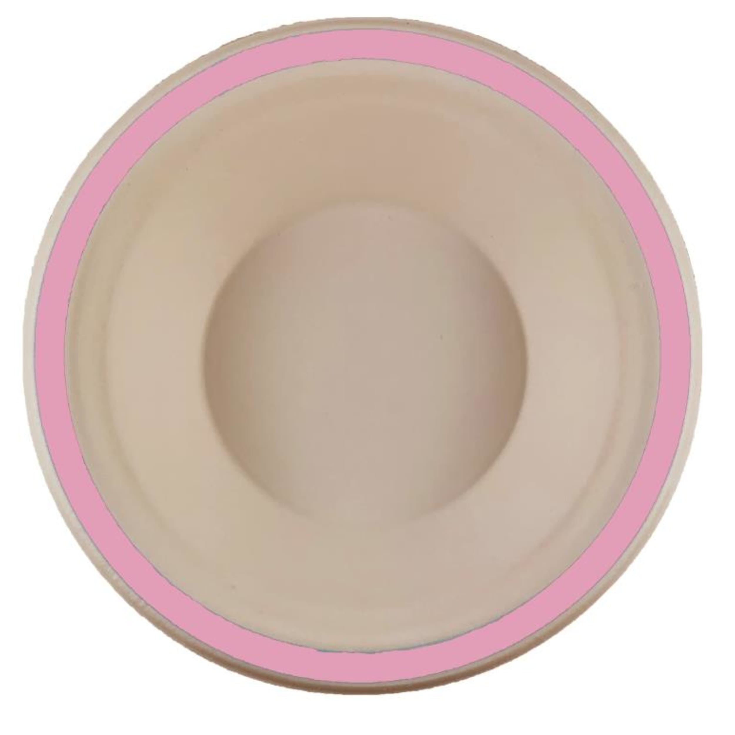 Eco Collection Sugarcane Bowls 160mm Light Pink (10 Pack)