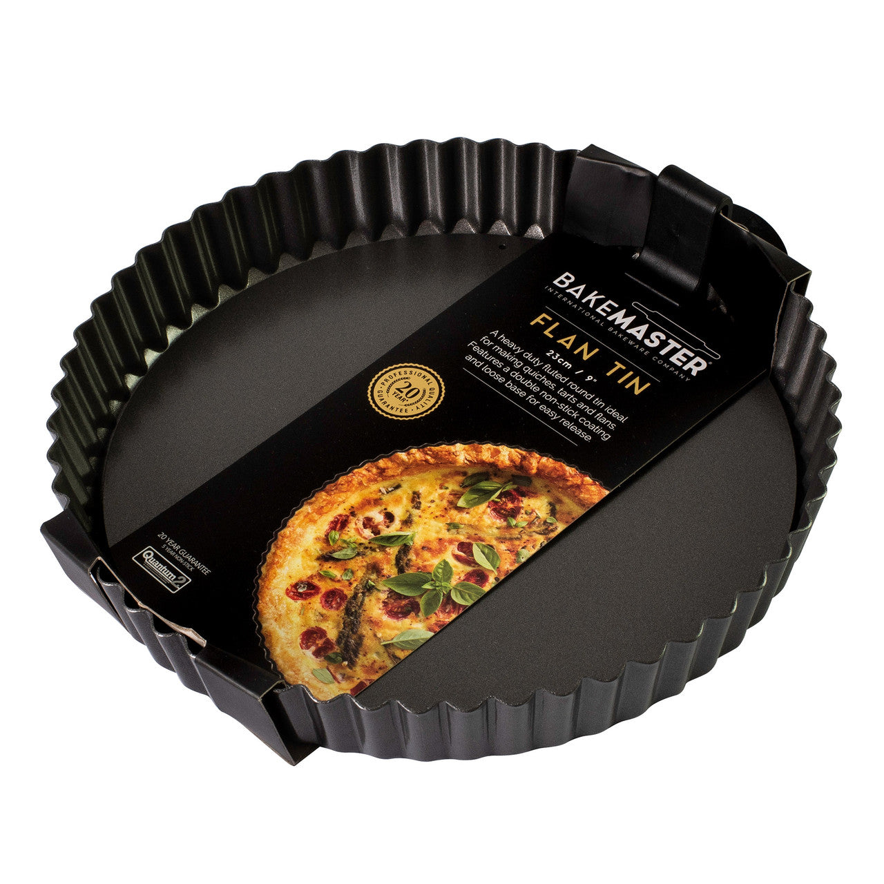 Bakemaster Round Quiche Pan 23x3.5cm