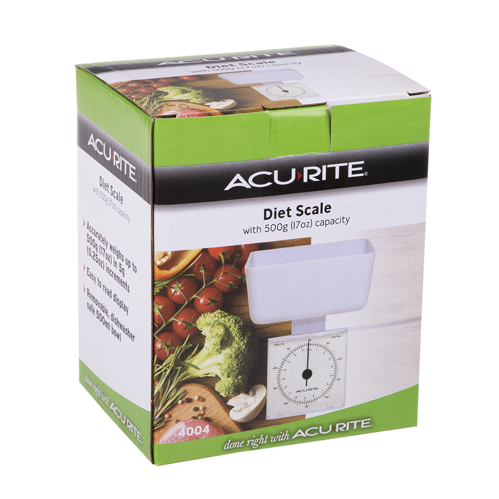 Acurite Diet Scale 5g/500g - White