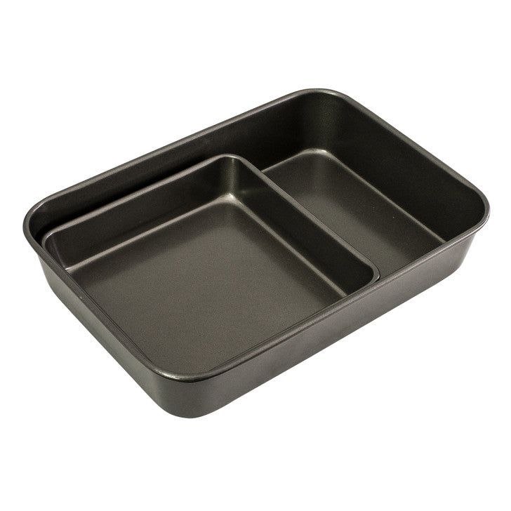 Bakemaster Roasting/Square Pan Twin Pack