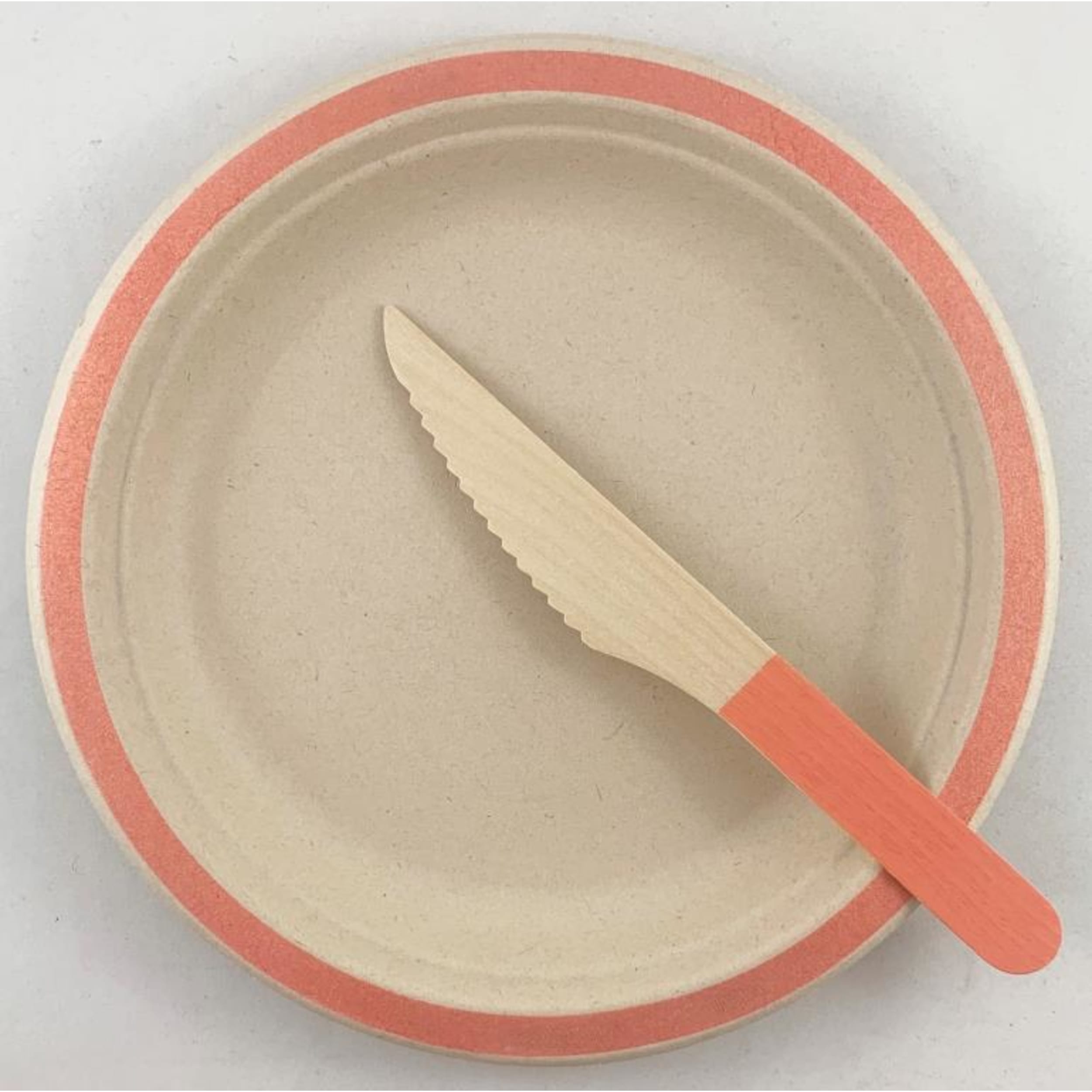 Eco Collection Wooden Knives Rose Gold (10 Pack)