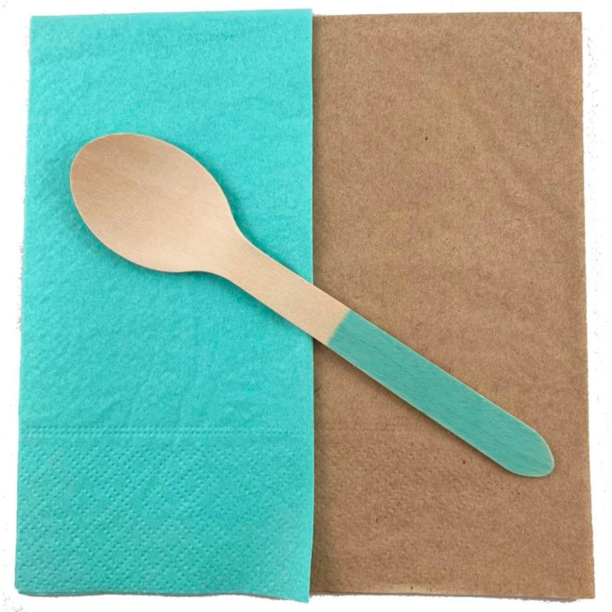 Eco Collection Wooden Spoons Mint (10 Pack)
