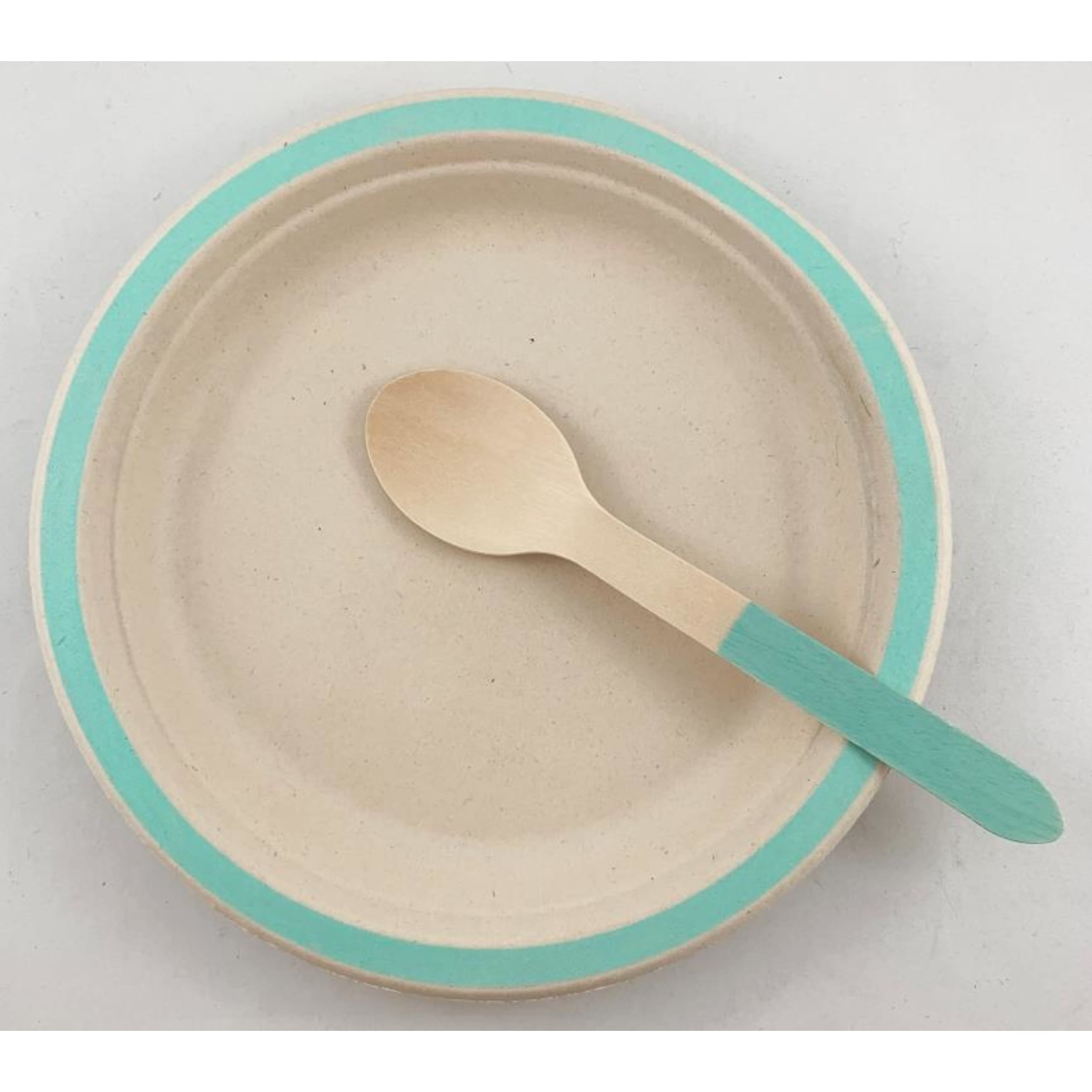Eco Collection Wooden Spoons Mint (10 Pack)
