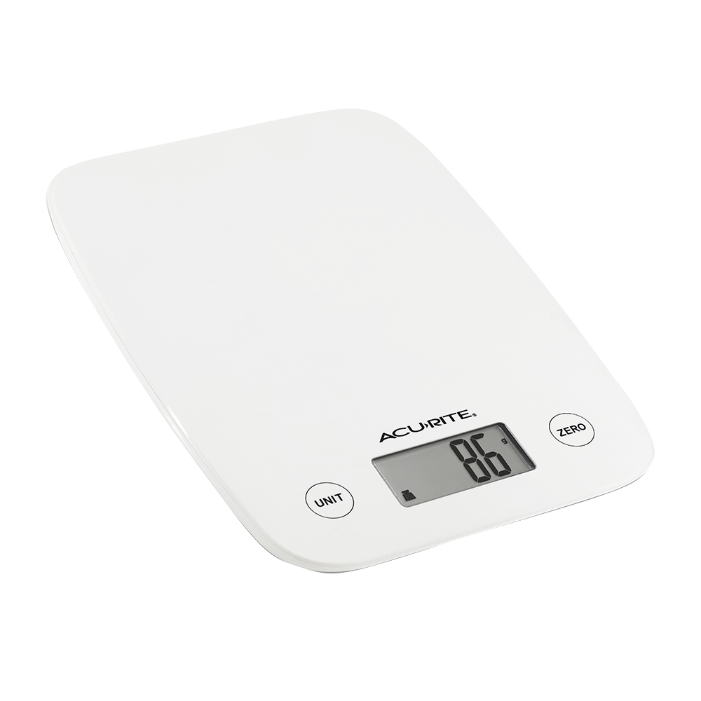 Acurite Compact Digital Scale 1g/5kg - White