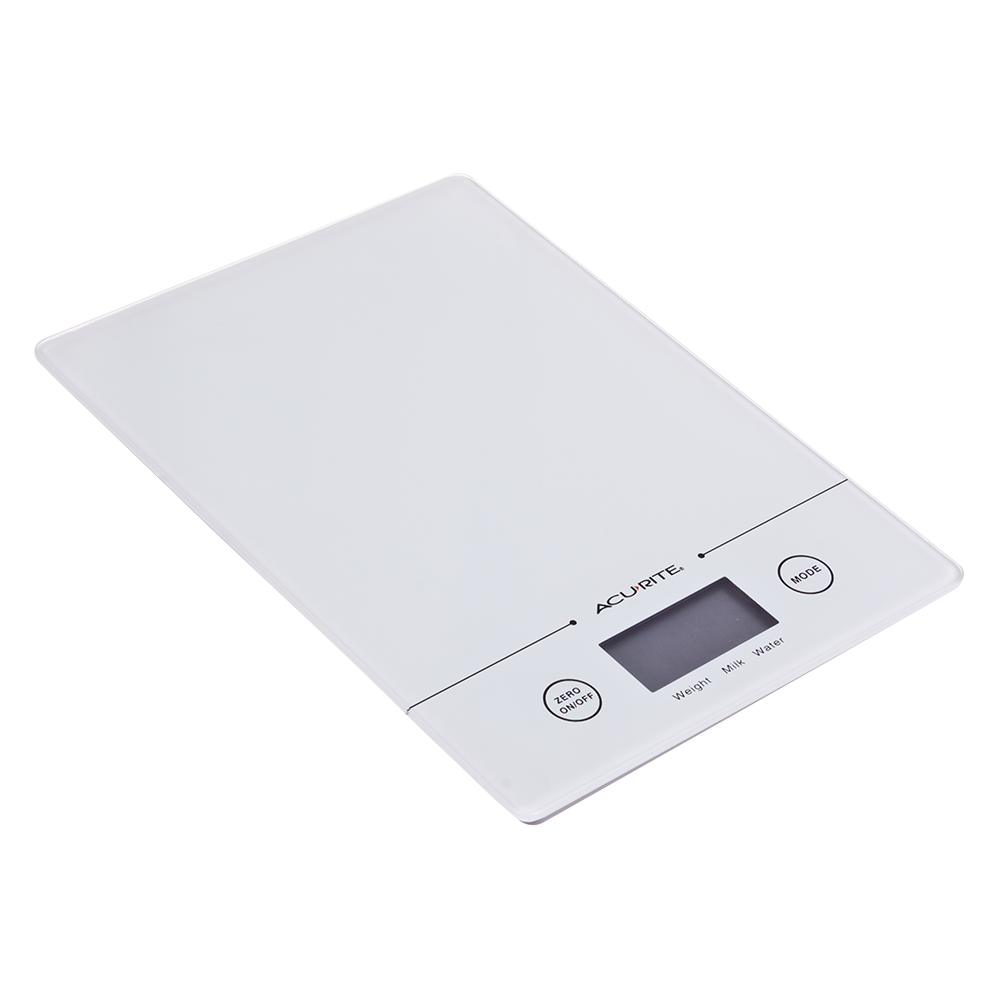 Acurite Slimline Digital Scale 1g/5kg - White