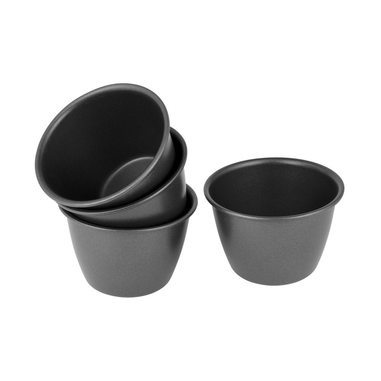 Bakemaster Pudding Mould 7.5x6cm  Set Of 4