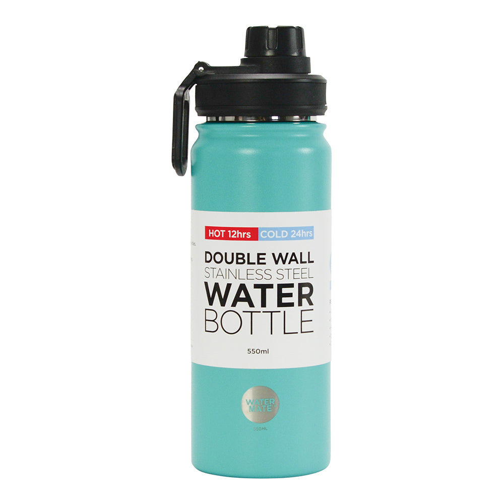 Annabel Trends Stainless Steel Watermate Drink Bottle 550ml Jade
