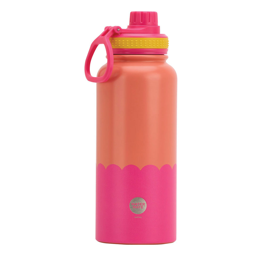 Annabel Trends Stainless Steel Watermate Drink Bottle Wave 1L Musk & Green