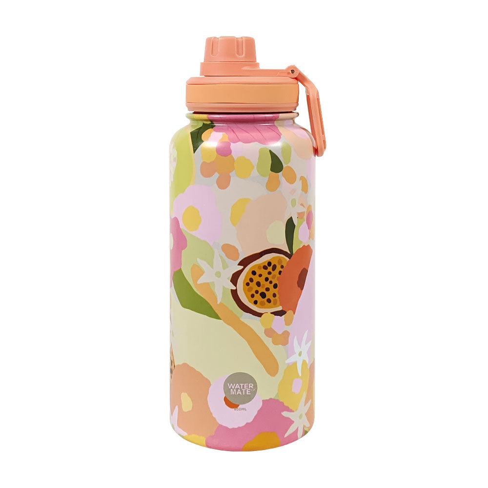 Annabel Trends Stainless Steel Watermate Drink Bottle 950ml Tutti Fruitti