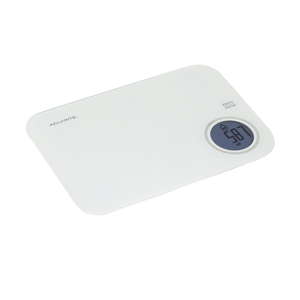 Acurite "Stella" Digital Scale W/ Backlight Display 1g/5kg - White