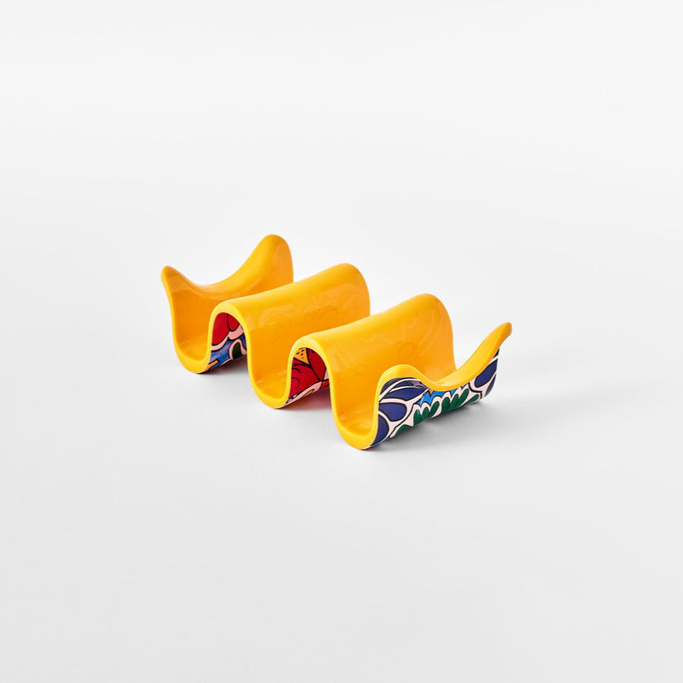 Prepara Taco Holder - Multiple - Yellow