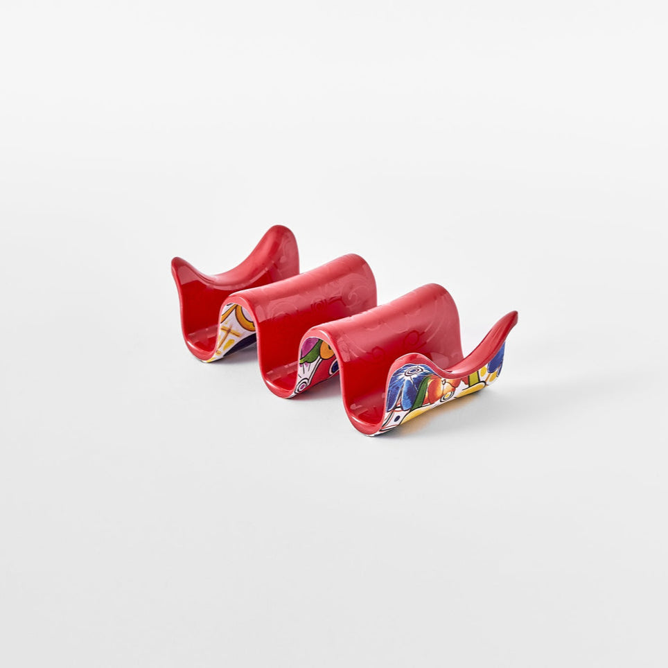 Prepara Taco Holder - Multiple - Red