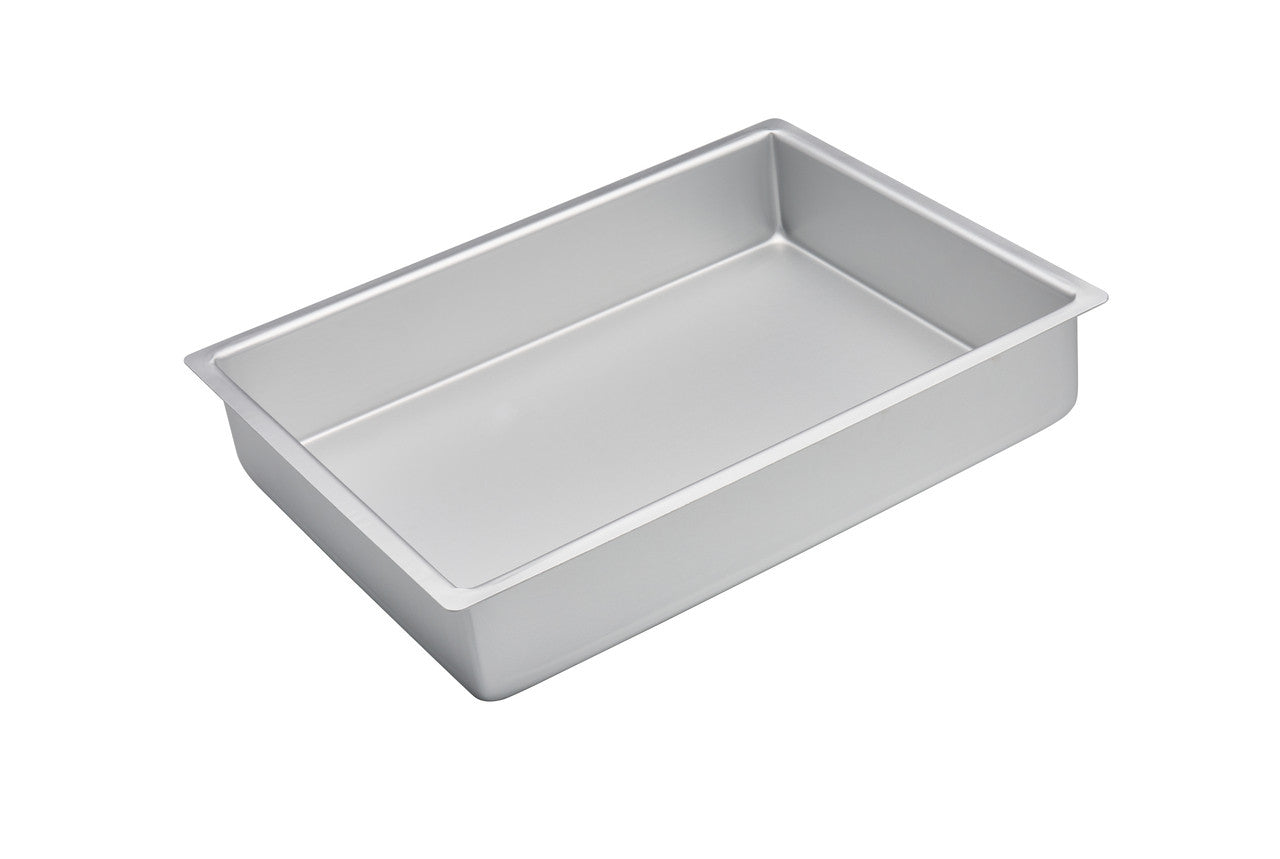 Bakemaster Silver Anodised Rectangular Cake Pan 38 x 28 x 7.5cm