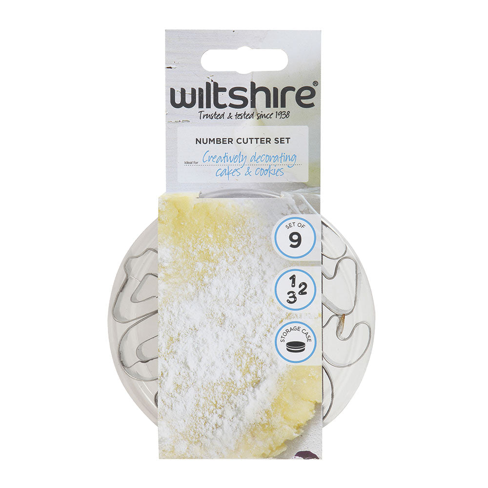 Wiltshire Number Cutter 9 Piece