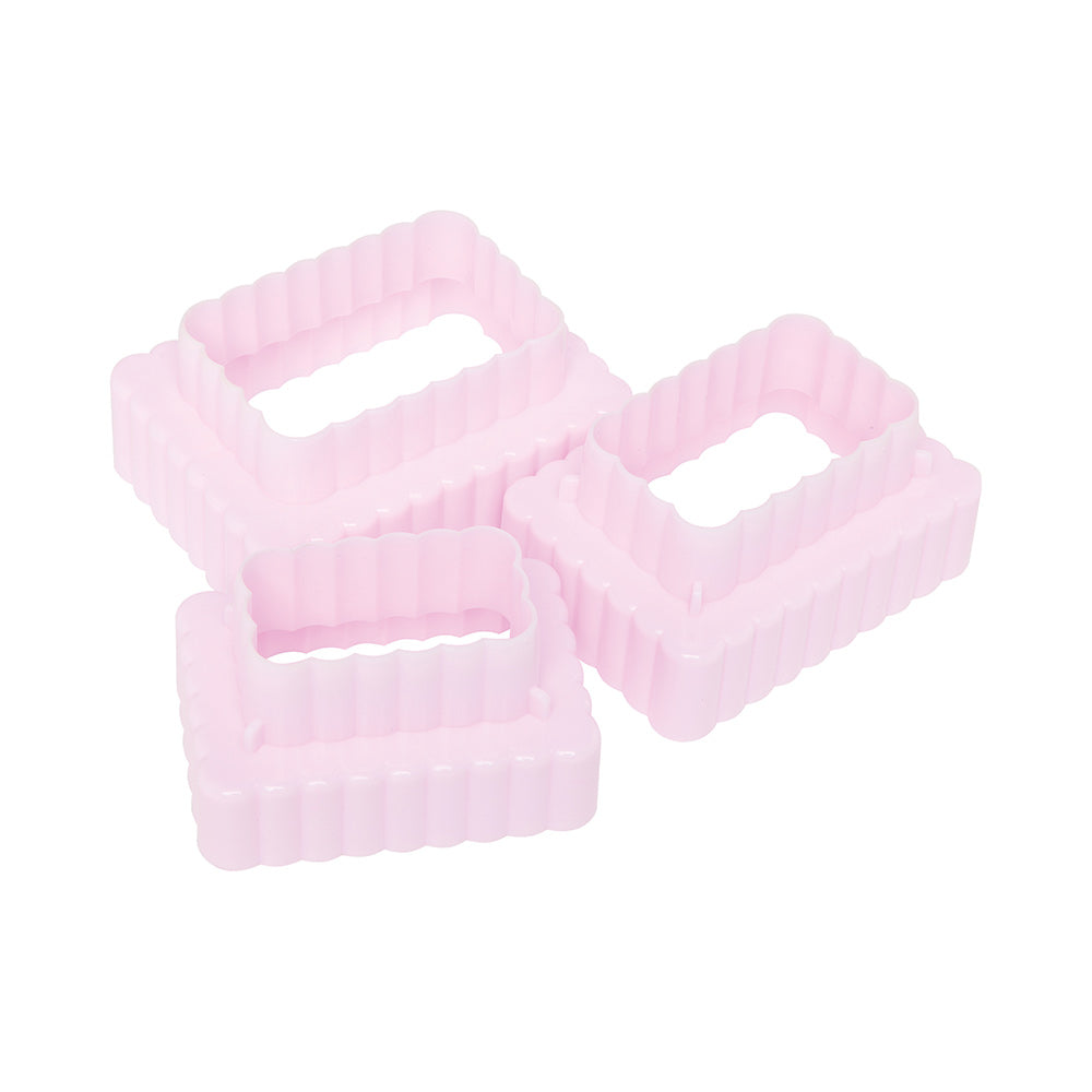 Wiltshire Dual Side Rectangle Cookie Cutters Set of 3