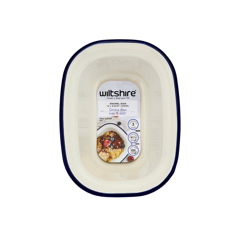 Wiltshire Enamel 200ml Oblong Pie Dish