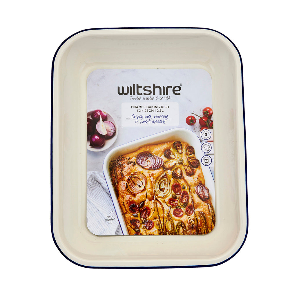 Wiltshire Enamel 2.5L Oblong Baking Dish