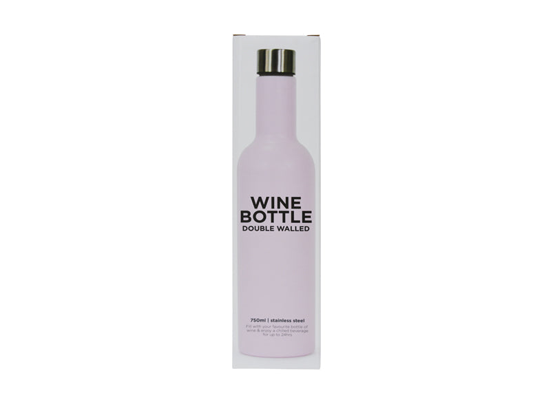 Annabel Trends Stainless Steel Wine Bottle Double Walled Gelato Blue
